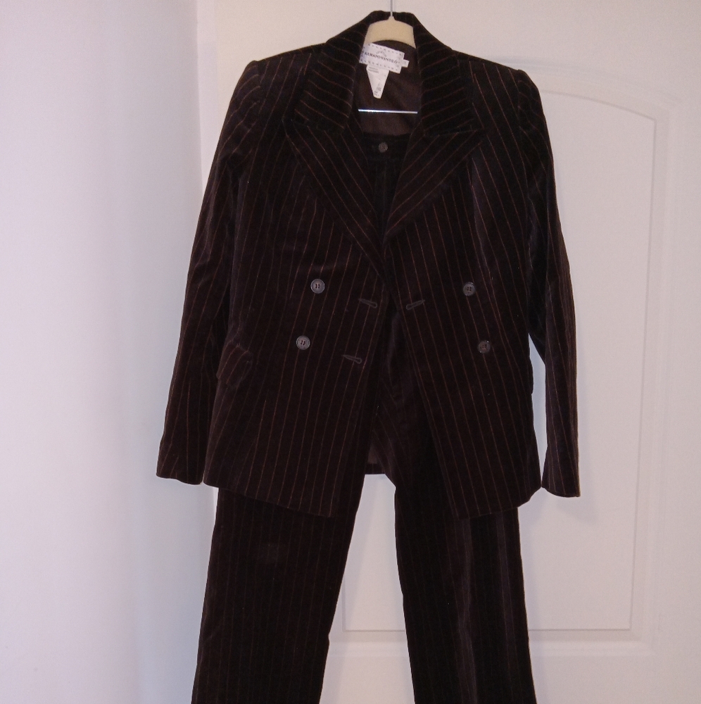 Vintage Armand Ventilo Collection Velour Suit